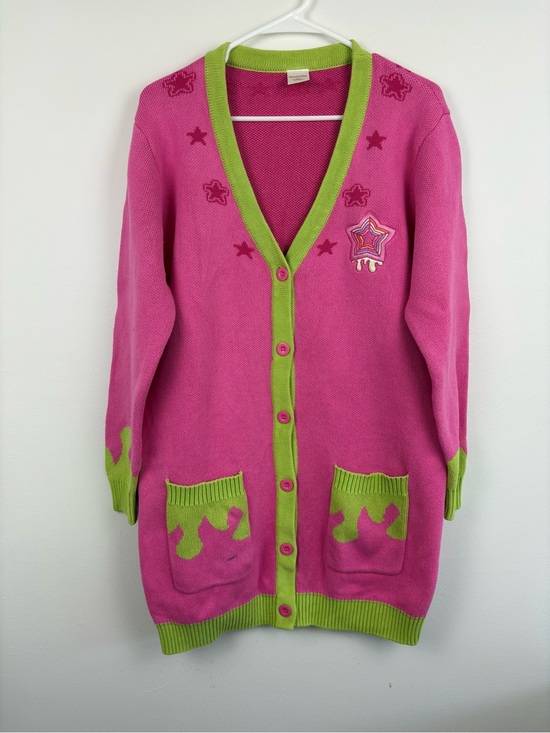 Kitycrylics Sweaters - KityCrylics Pink & Green Kawaii Cardigan S/M Kidcore J-Fashion Sold Out Rare